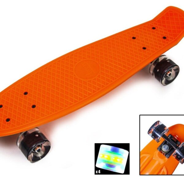 Пенні борд однотонний Orange Series 1