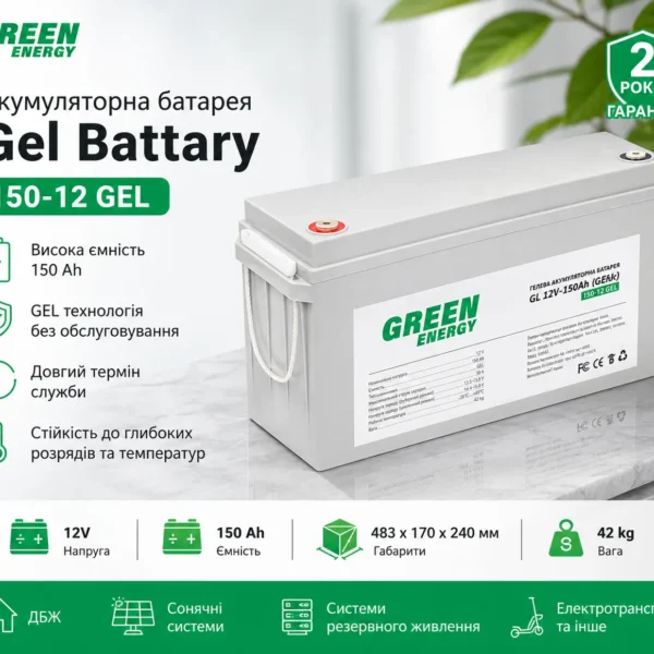 Акумуляторна батарея Gel Battery 12V 150Ah