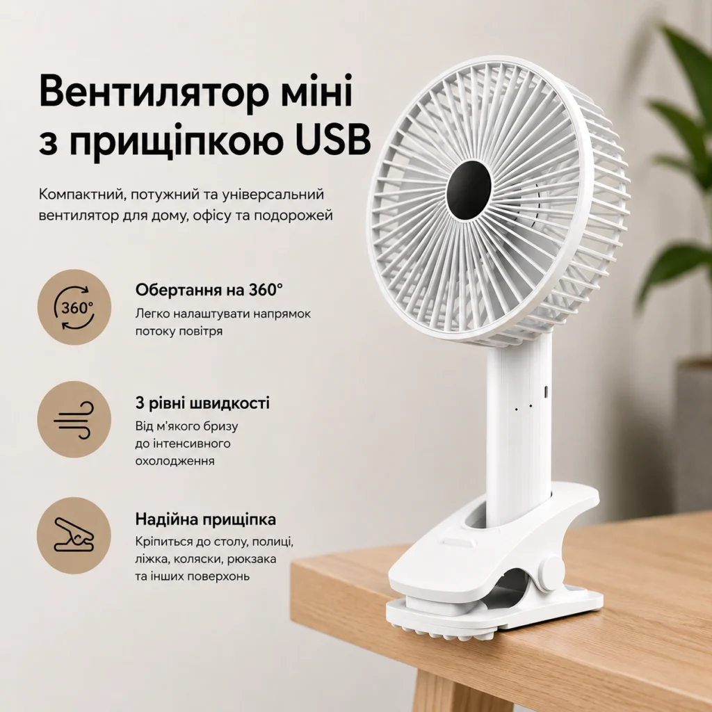 ventylyator myny s pryshhepkoj usb 1