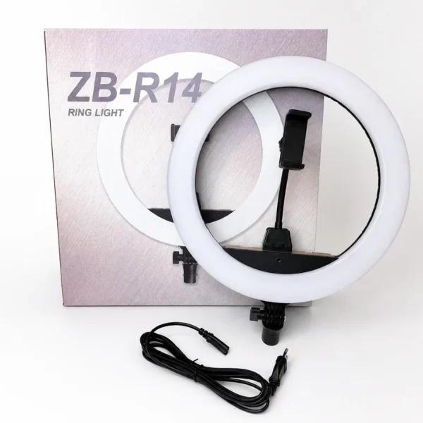 Кільцева LED-лампа ZB-R14 36 см